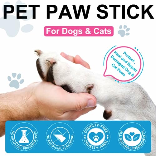 OVALA Pet Claw Nose Balm Stick Lick Safe Paw Balm For Dogs Foot Care Balm Protect Heal And Repair Damaged Paws Reduce Skin Irritation And Redness 75g/2.6oz - Image 2