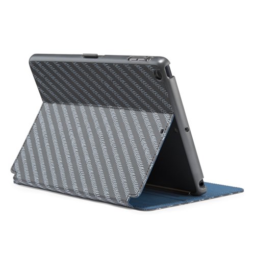 Speck Products StyleFolio Case and Stand for iPad Air (5th Gen) - MoveGroove Slate/Deep Sea Blue