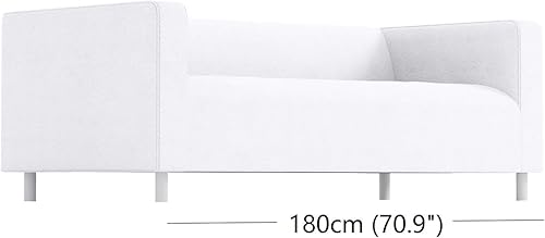 Miniatura 7 de Sofa Pro La funda de repuesto para sofá biplaza Klippan es compatible por encargo para la funda de sofá biplaza IKEA Klippan, un reemplazo de funda