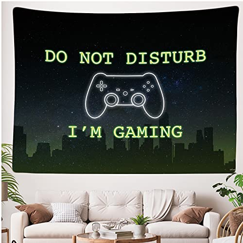 Ulticool, Bedroom Decorative Wall Tapestry -Do not disturb I am gaming, 200 x 150 cm Large, Fabric Wallpaper - Image 4