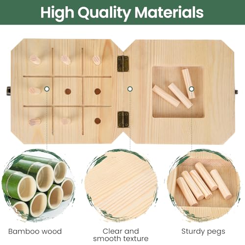 YiePhiot Wooden Pegboard for Hand Dexterity, Occupational Therapy Equipment, Peg Board to Improve Finger Dexterity - Image 4
