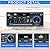 AK45 Bluetooth Stereo Receiver & Amplifier for Home Audio, 300Wx2 2 Channel HiFi Amp with FM Radio, USB/SD/MIC Inputs, High & Low Tone Adjustment, for Karaoke & Party Home Stereo System
