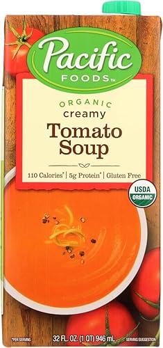 Pacific Organic Soup, tomate cremoso, 32 onzas (paquete de 6)