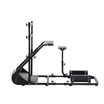 ZeHuoGe Enhanced and Stable Racing Wheel Cockpit, Adjustable Driving Simulators, Excluding Handbrake, Pedals & Monitor