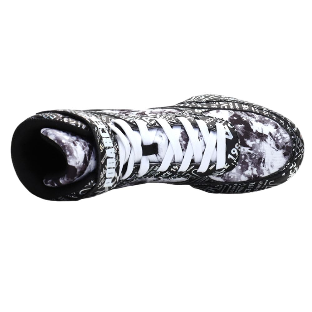 Chaussures de Boxe pour Jeunes Adultes,Chaussures de Lutte pour Hommes et Femmes,Chaussures d'exercice Montantes,Chaussure De Boxe,pour Taekwondo,Boxe,Taichi,Lutte,Compétitions