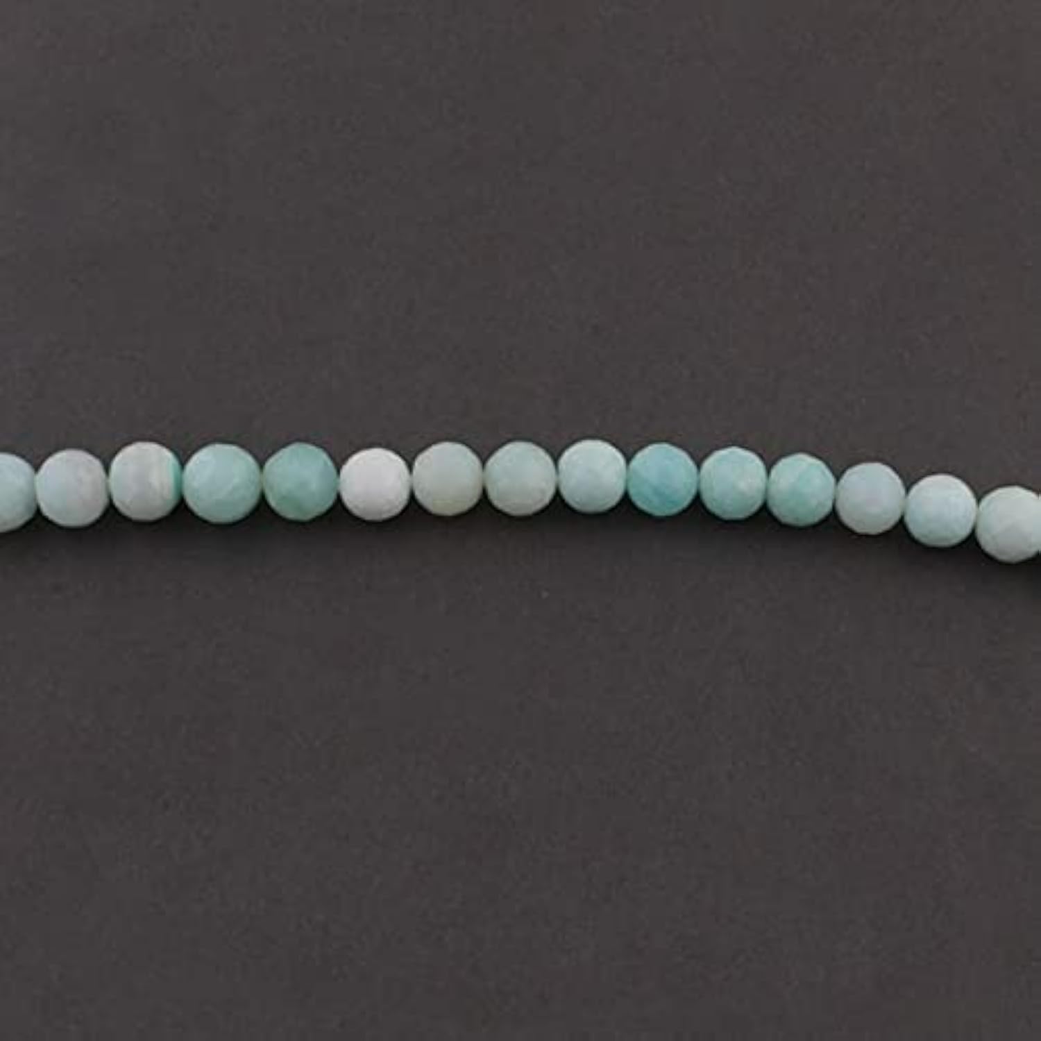 Opale bleue facettée perles 10mm au fil pour collier été bohème