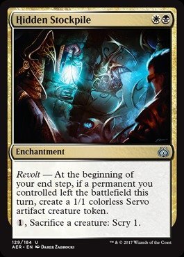 Magic The Gathering - Hidden Stockpile (129/184) - Aether Revolt