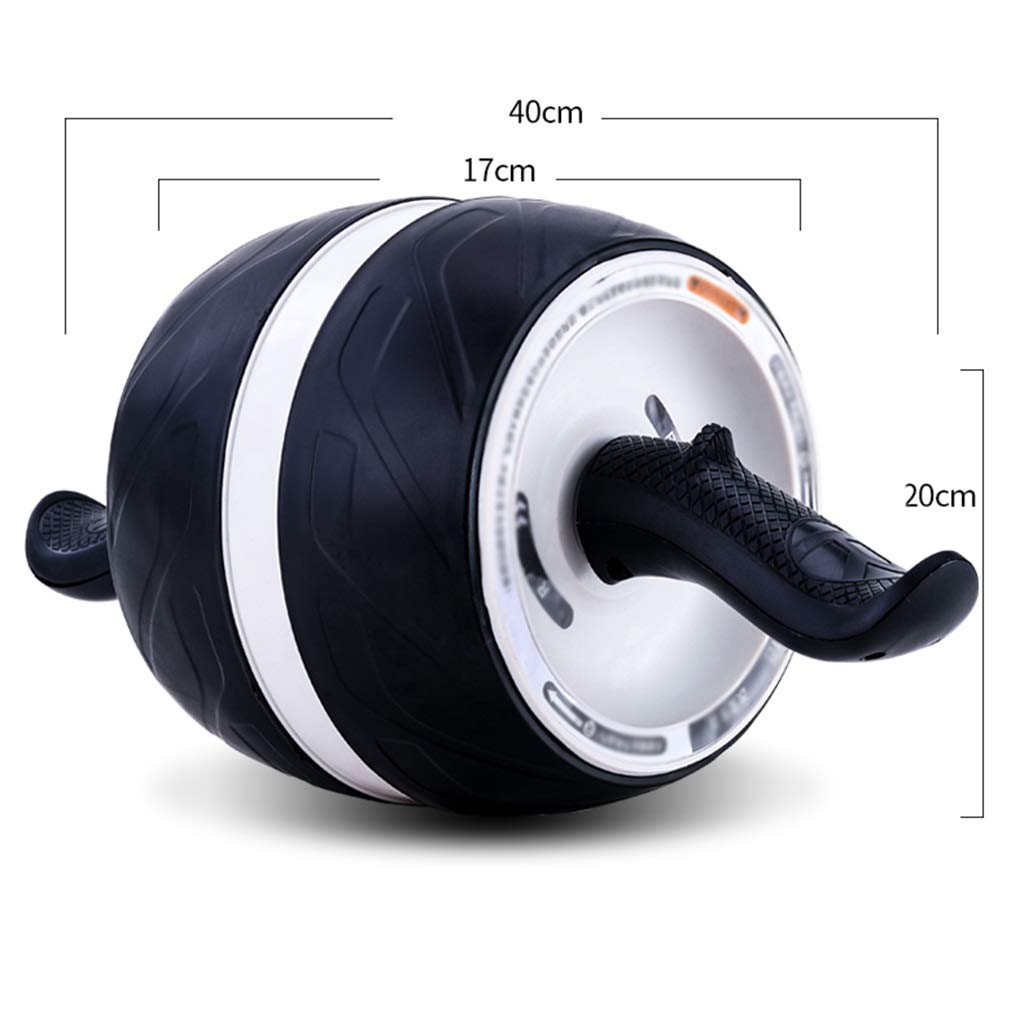 Ab Wheel Abdominal Exercise Roller Dual-Handle Fitness Wheel for Abdominal Training Device Training Full Body Roller Ab Roller (Purple)