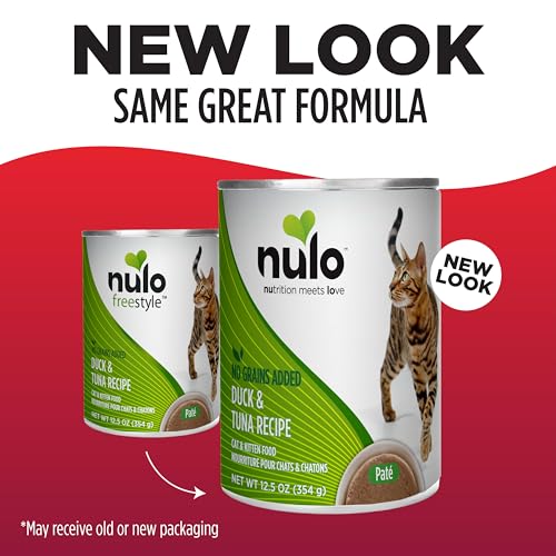 Image of Nulo Duck & Tuna Recipe Pate Wet Canned Cat Food, 12.5 Ounce (Pack of 12)