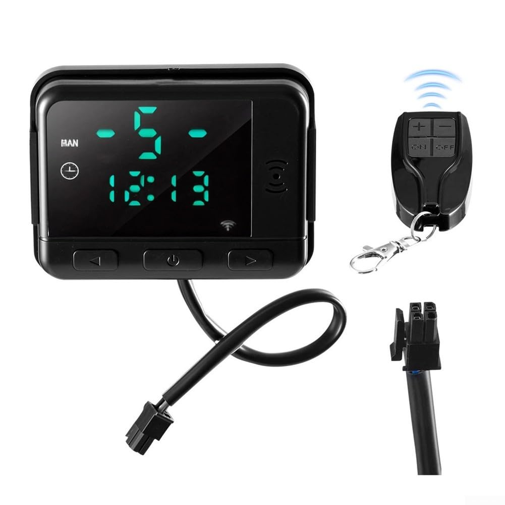Kit controller per riscaldatore ad aria diesel DC 5 V, con schermo LCD e telecomando, compatibile con riscaldatori da parcheggio da 2 kW, 5 kW, 8 kW, per modelli VEVOR XMZ Series