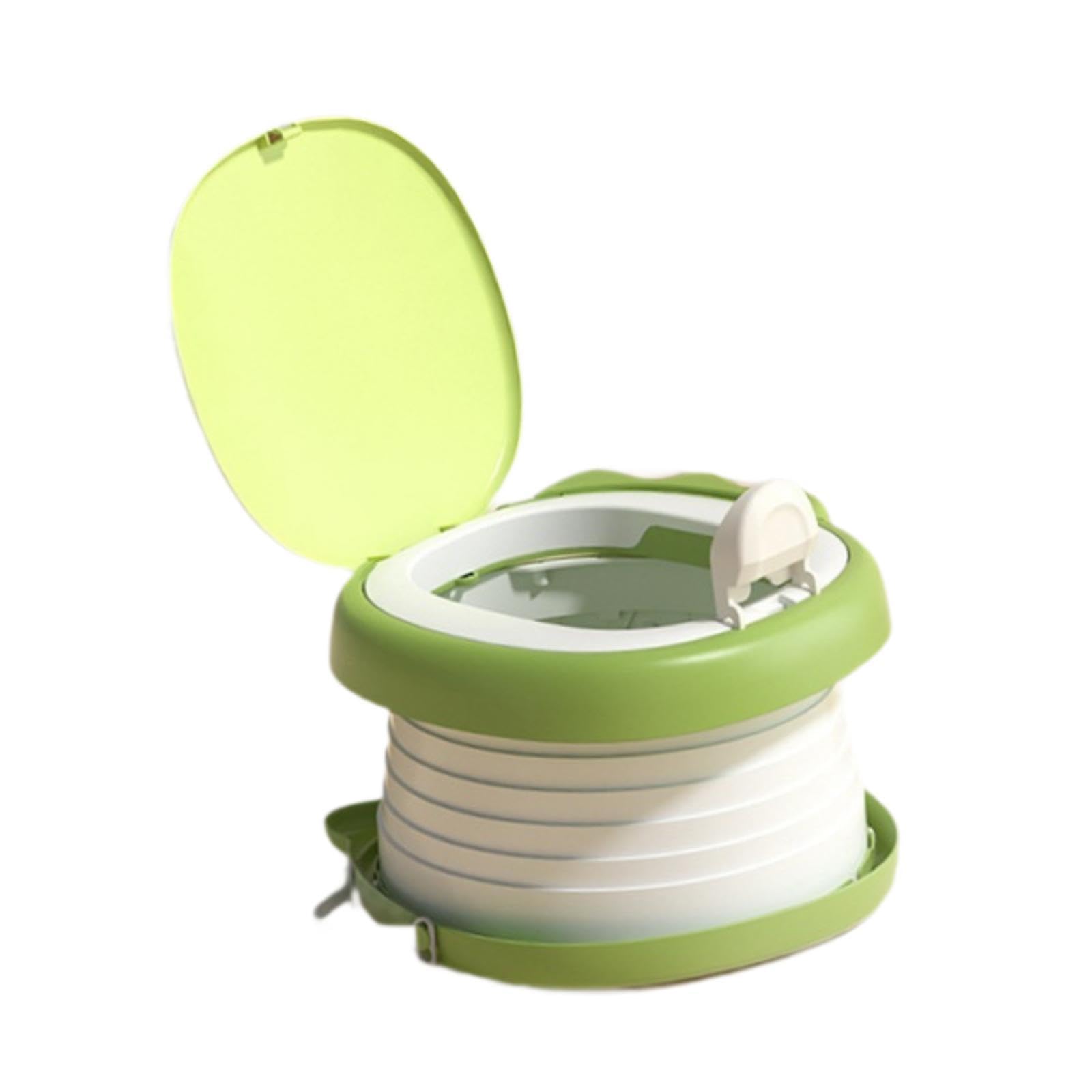 Pot de toilette pour bébé avec couvercle hermétique et structure pliable
