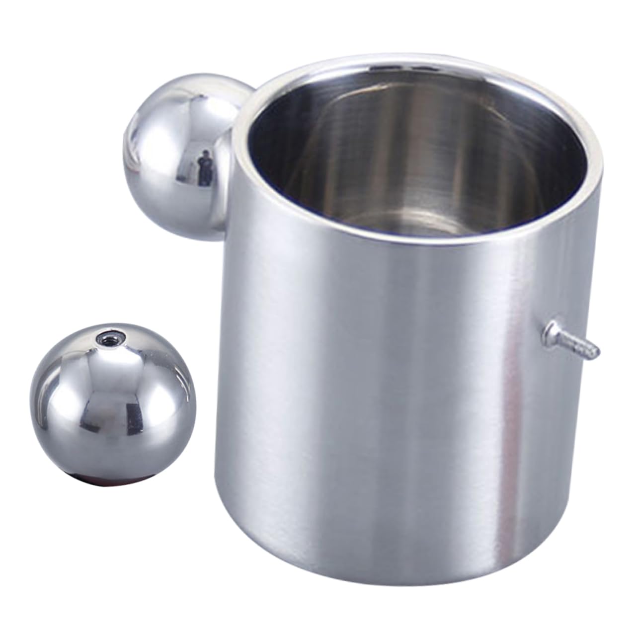 ABOOFAN 2St becher aus edelstahl Kaffeebecher Wassergläser Mehrzweck-Weinbecher Reisekaffeetassen Weingläser Espressotassen Blechbecher zum Trinken tragbare Tassen bequem Campingbecher