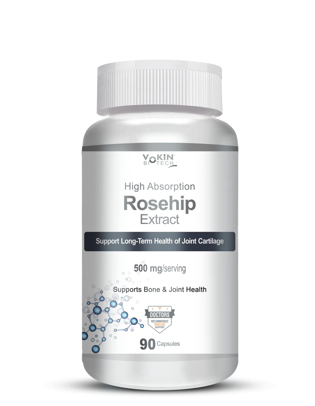 Vokin Biotech Rosehip Extract, Support Bone & Joint Health, 90 Capsules (500mg)-image-46
