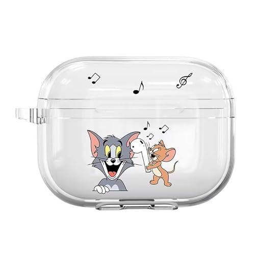 KalaCase gƃWF[ AirPods Pro2 p P[X GA|bhv P[X Tom and Jerry AirPods Pro 2 یP[X FB l v[g lC  킢 [P[X yS@Ήz [d֗