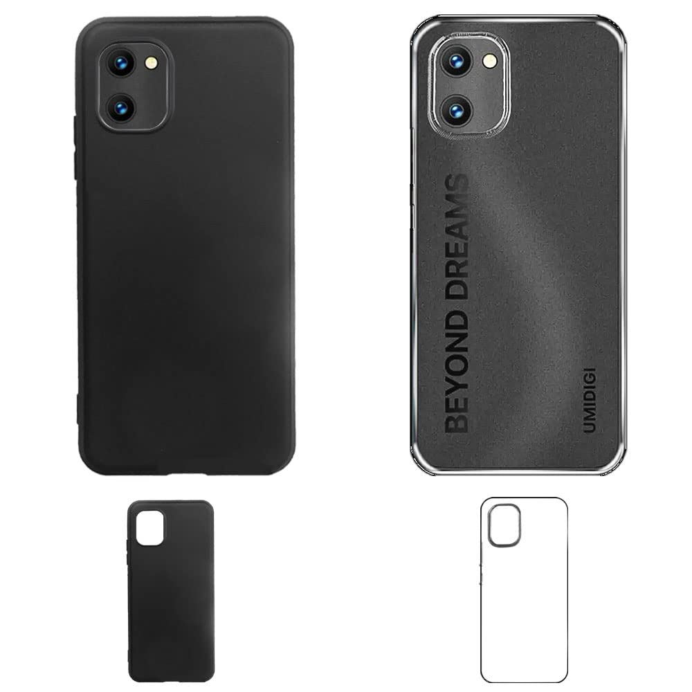 Custodia Sottile TPU + 3 Pellicole Vetro Temperato Per Umidigi C1 Max / G1 Max / C1 / G1 - 4