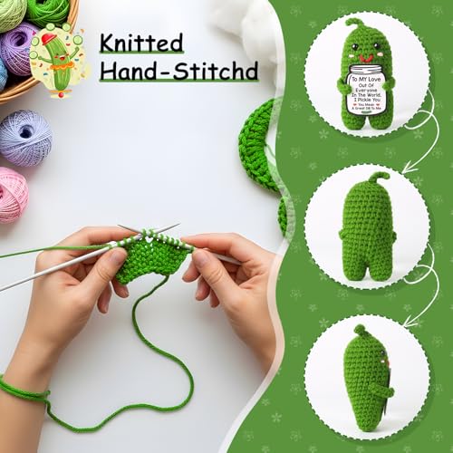 i love you gifts for her him birthday christmas gifts for boyfriend girlfriend wife husband couple romantic gifts anniversary gifts for women men valentine39s day gifts handmade crochet pickle