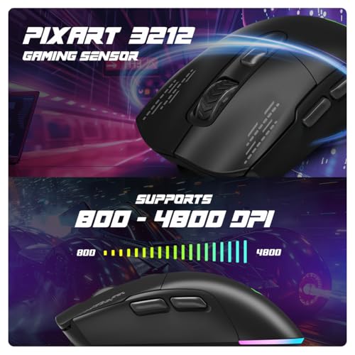 Cosmic Byte Raptor Dual Mode RGB Mouse - Image 5