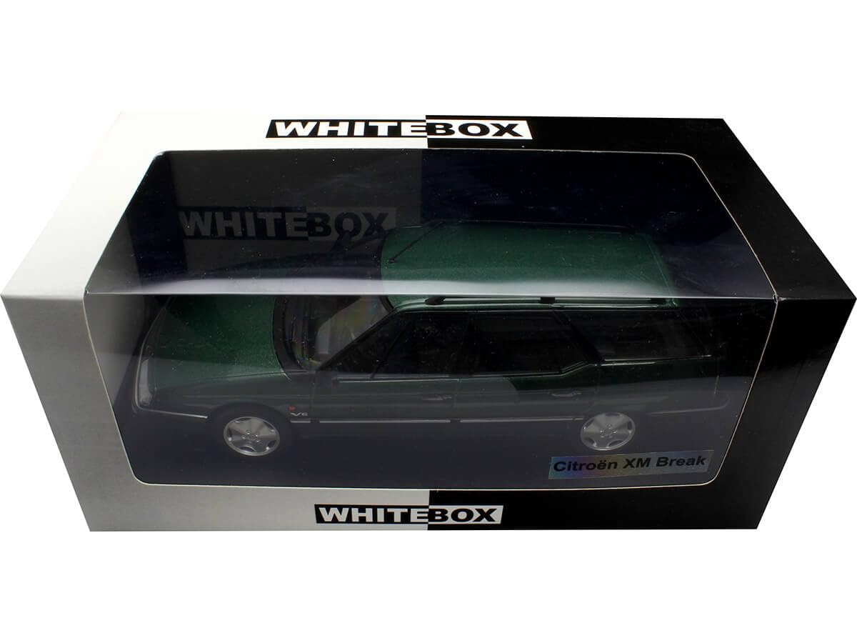 Compatible with Citroen XM Break Dark Green Metallic 1:24 WhiteBox