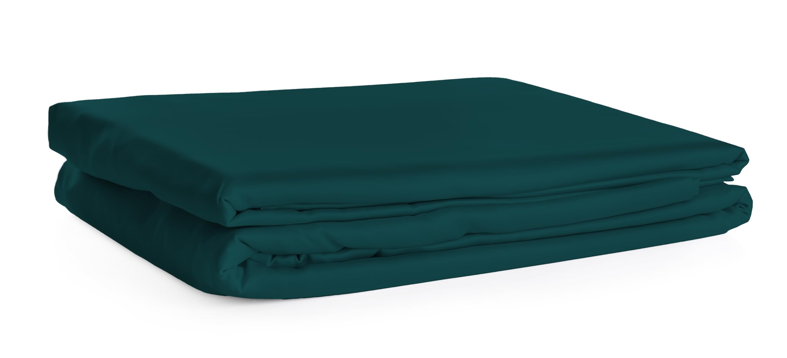 hermet Microfibre Double Bed Sheet Set, Teal, Complete Bed, Top Sheet, Fitted Sheet, Pair of Pillowcases, Winner - Image 2