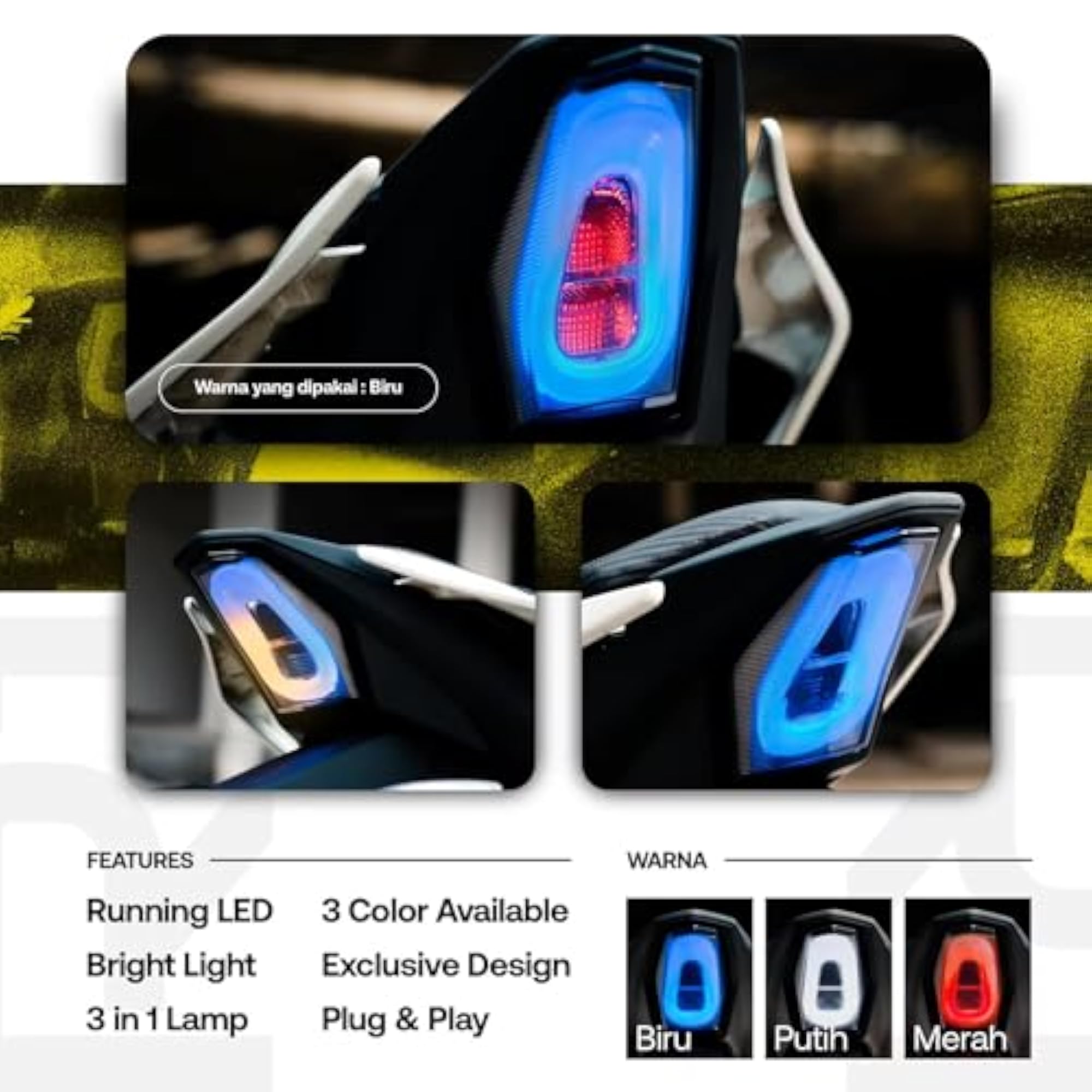 Tail Light with Flowing Turn Signal Indicator for R15