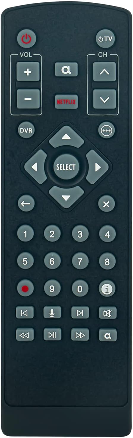 Front view of ALLIMITY T4HU1608/35k remote control buttons