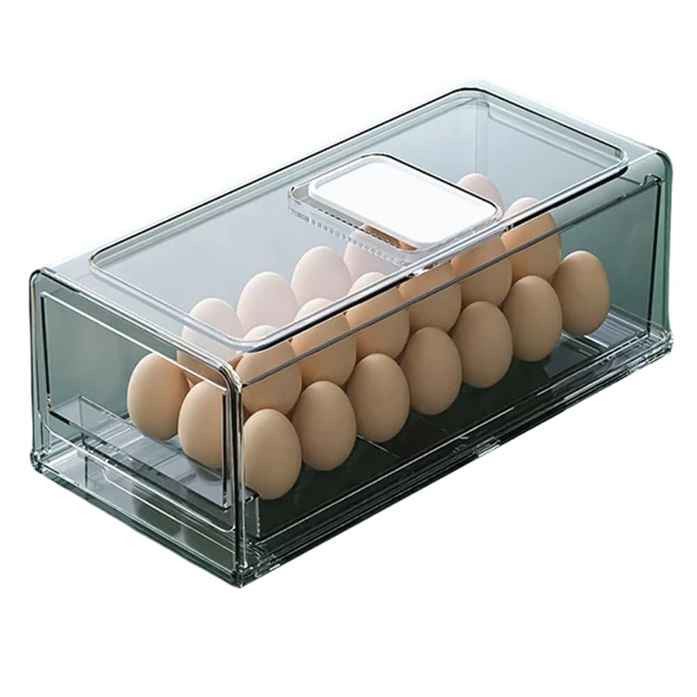 CTRLZS Drawer Refrigerator Storage Box, Stackable Refrigerator Storage Box, Kitchen Cabinet Storage S