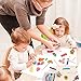 46 Colors Oven Bake Modeling Clay with Scuplting Tools and Jewelry Accessories, ifergoo Polymer Clay Starter Kit for Kids and Beginners.(1.0oz/ Color)