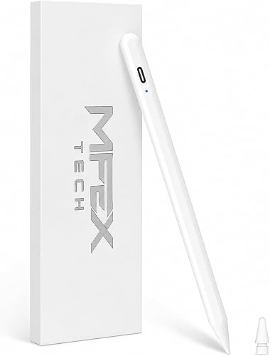 Active Stylus Pen for iPad, Type-C Charging, Palm Rejection, Tilt and Bold, Power Indicator Light, Multiple Colours