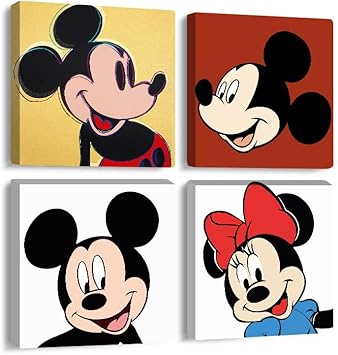 Amazon Co Jp アートパネル 子供部屋の装飾 ミッキーマウス ミッキー ディズニー ポスター 北欧 モダン 人気 壁掛け ポスター 壁の絵 インテリア 玄関 寝室 リビング おしゃれ 贈り物 木枠付きの完成品 ホーム キッチン