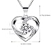 B.Catcher Collar Mujer corazón Plata 925 Colgante ''Amor a Primera Vista'' con...