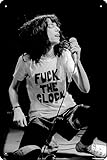 Patti Smith Poster Metal Tin Sign 12 X 8 Inch Funny Man Cave Home Office Bar Decor