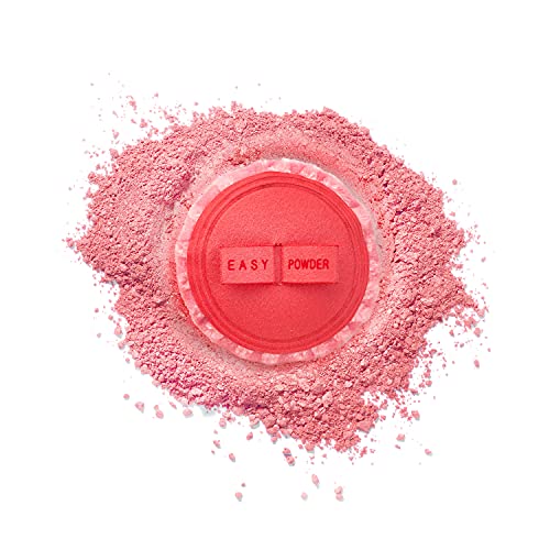 EASYPOWDER Lovely Ruddy Blusher, Powder Blush (in puff), 4g (0.14 Oz.) (Lilac Pink)
