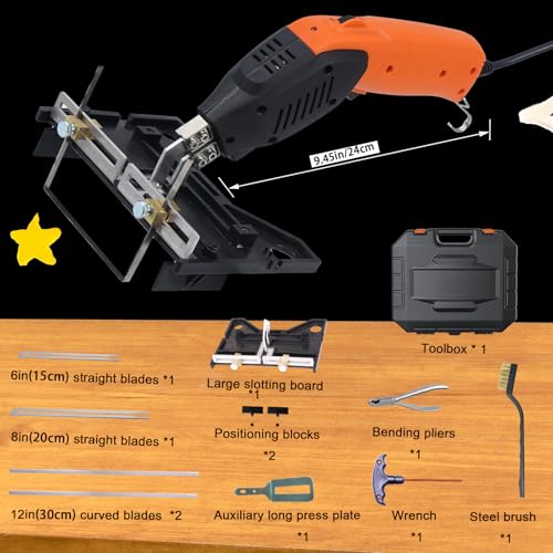 Air Cooled, Electric Hot Knife - Foam Cutting Tool with Blades & Accessories Use Foam Cutter for Engraving and DIY Handmade