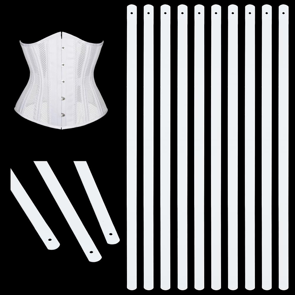 Bandes de corset blanches en métal pour structurer et galber les robes de mariée