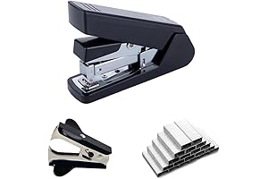Effortless Desktop Stapler: Effortless Desktop Stapler, 40-50 Sheet Capacity, One-Finger Operation