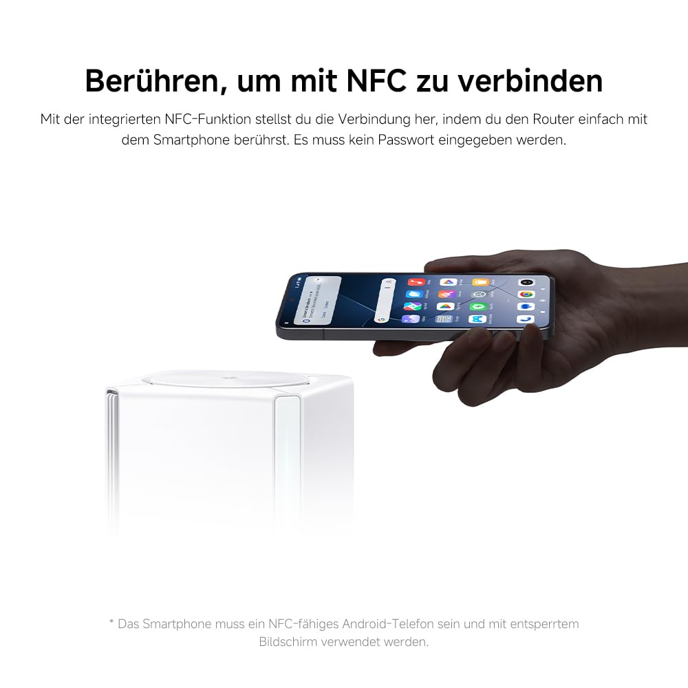 WLAN-Router WiFi6 AX3000 – Gigabit-Port, Integriertes Mesh-Netzwerk, Maximale WiFi6-Geschwindigkeiten