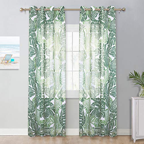 NICETOWN Door Curtain with Drawstring Tieback - Privacy French Door Shade Light Filgtering Curtain for Patio Sidelight Glass Window, W 26 x L 72 in, 1 Pc, Angora Angora 26"W x 72"L (Pack of