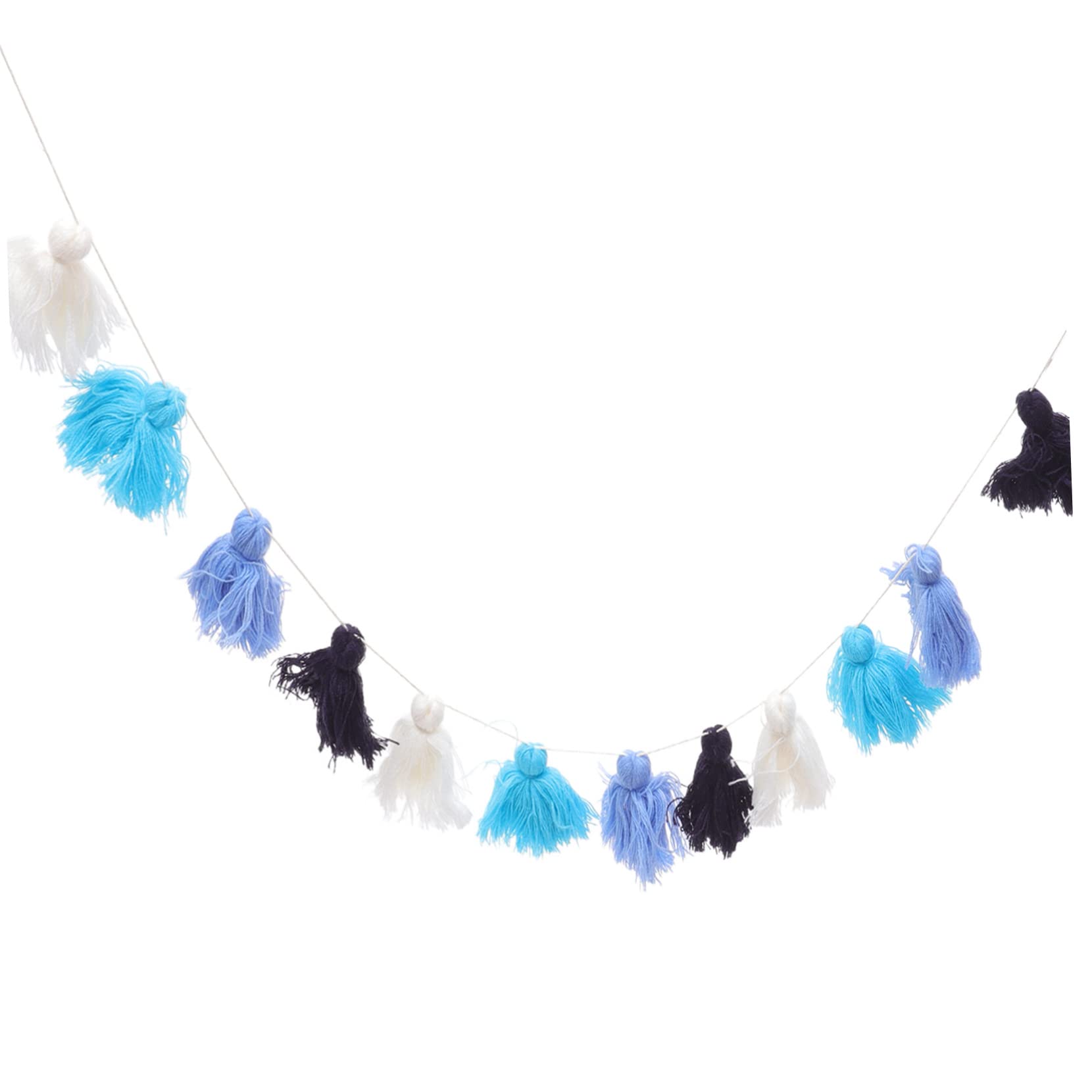PRETYZOOM 5St Wandteppich aus Wollknäuel hängende Quastendekor im Bohemian-Stil Bunte Quastengirlande kinderzimmer wanddeko wandpolsterung kinderzimmer hochzeitsdeko Ornament Garn