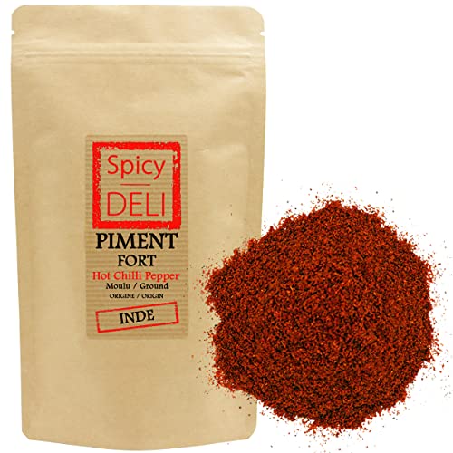 SPICY DELI- Piment Fort moulu/poudre 200 gr Origine Inde. TRÈS PIQUANT ! Cover