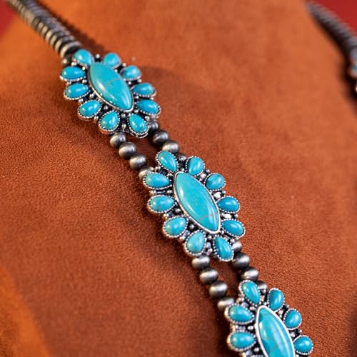 Image of Montana West Rustic Couture's Western Jewelry Set for Women Cowgirl Vintage Western Necklace Earring