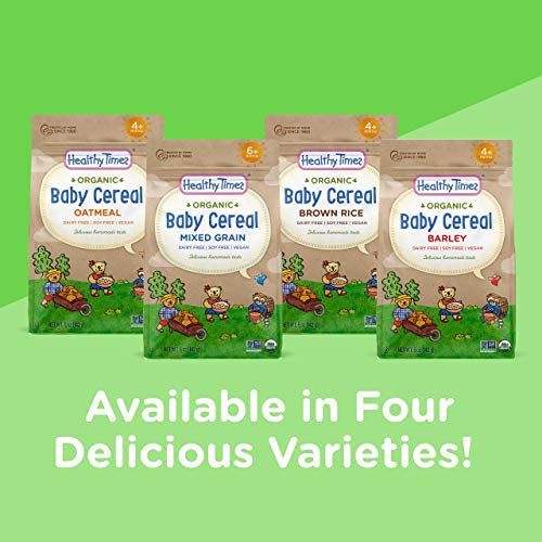 image for Healthy Times Organic Whole Grain Barley Baby Cereal, 5 Ounce (Packagi