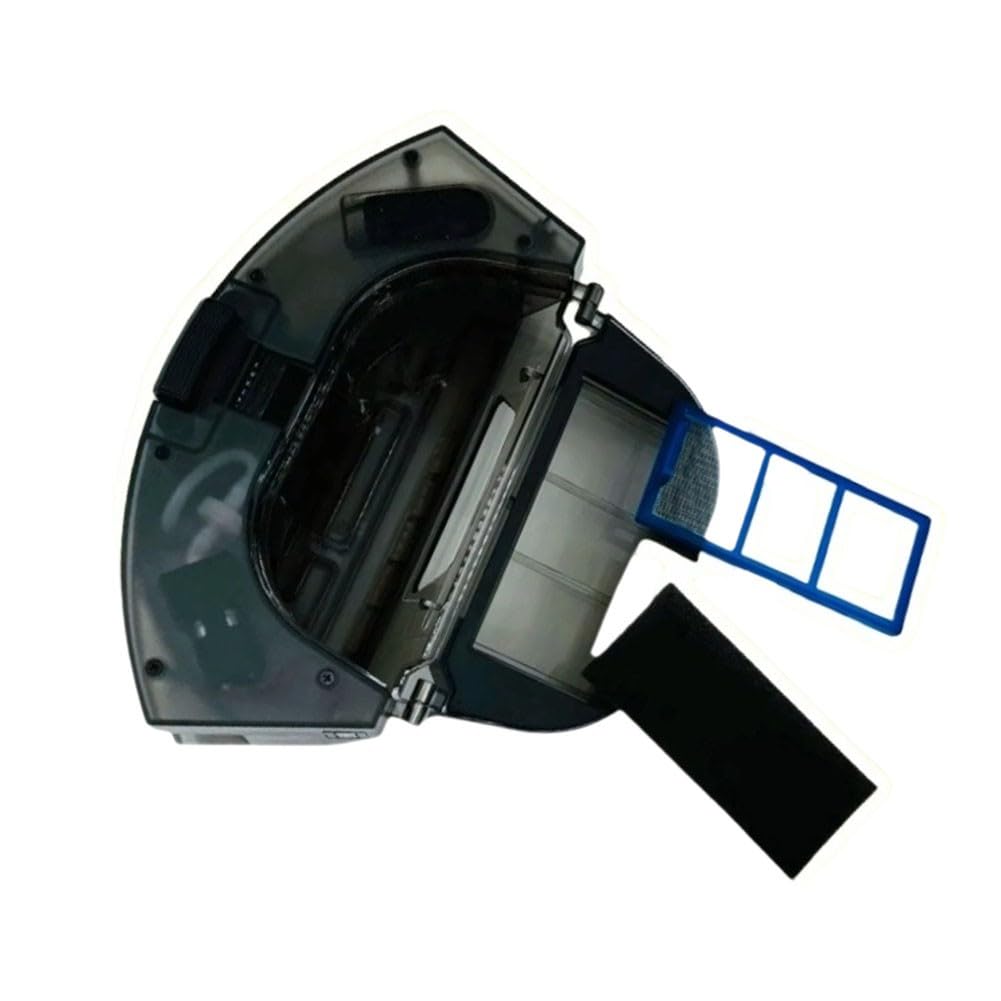 Recambio para depósito de polvo con filtro compatible con accesorios Lydsto G2 y G2D, color negro