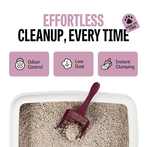 Image of PetCrux Pet Exclusive White Sand Lavender Scented Cat Litter | Made with the Highest Grade White Sand | Superior Odour Control | 99.9% Dust Free Scoopable (for Multiple Cats), 5kg, Pack of 2