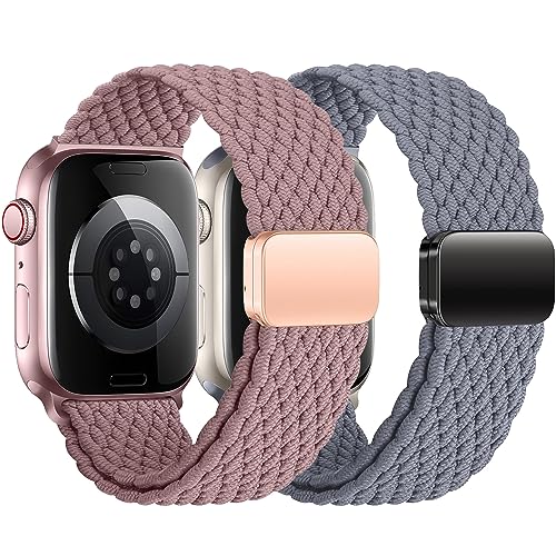 Bracelet tressé Apple Watch SE 40mm élastique pour le sport et le quotidien actif