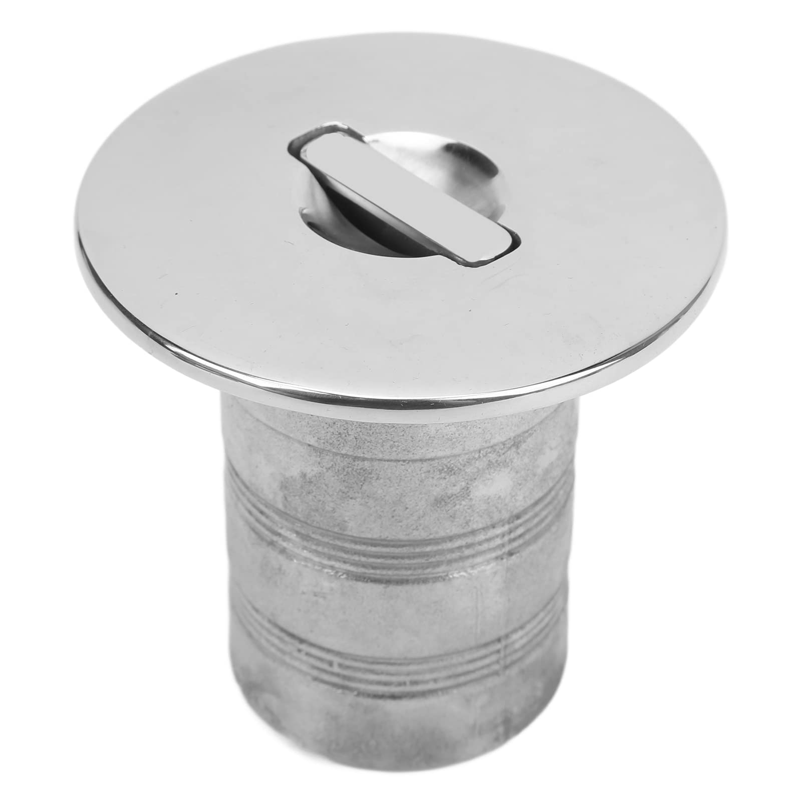 LBEC Bouchon de carburant pour bateau bouchon de carburant exquis de 50 mm avec bon joint bouchon pour camping-car résistant à la corrosion avec bouchon en acier inoxydable 316