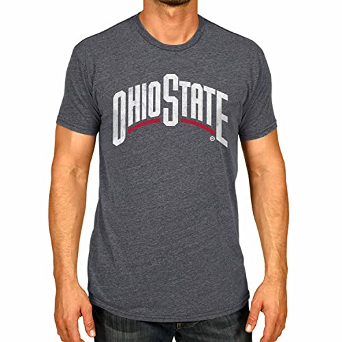 Camiseta sin etiqueta para adultos Campus Colors NCAA en mezcla de algodón y suave hilado en anillo
