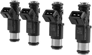 4PCS Fuel Injector Nozzles Compatible for Peugeot 106 206 306 Compatible for Citroen Berlingo C2 0280156357 1984E0 01F002A 348001 Automotive Replacement Fuel Injectors Set Of 4