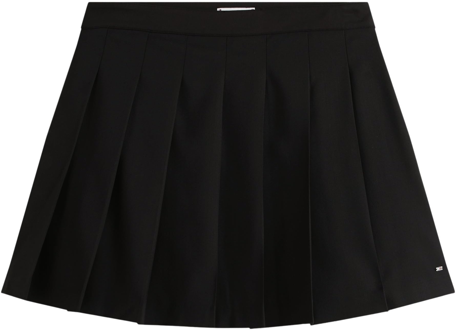 Tommy Hilfiger Damen Faltenrock Timeless Wool Pleated Mini-Länge