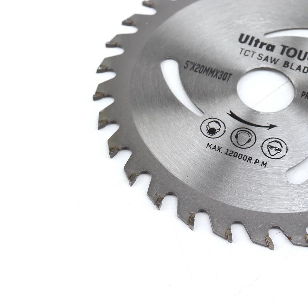 Hoja De Sierra Para Madera De 5 Pulgadas Y 125mm, Hoja De Sierra Circular 30T, Diámetro De 20mm Para Cortar Madera, Disco De Corte De Carburo De Plástico Para Carpintería,10 Piezas