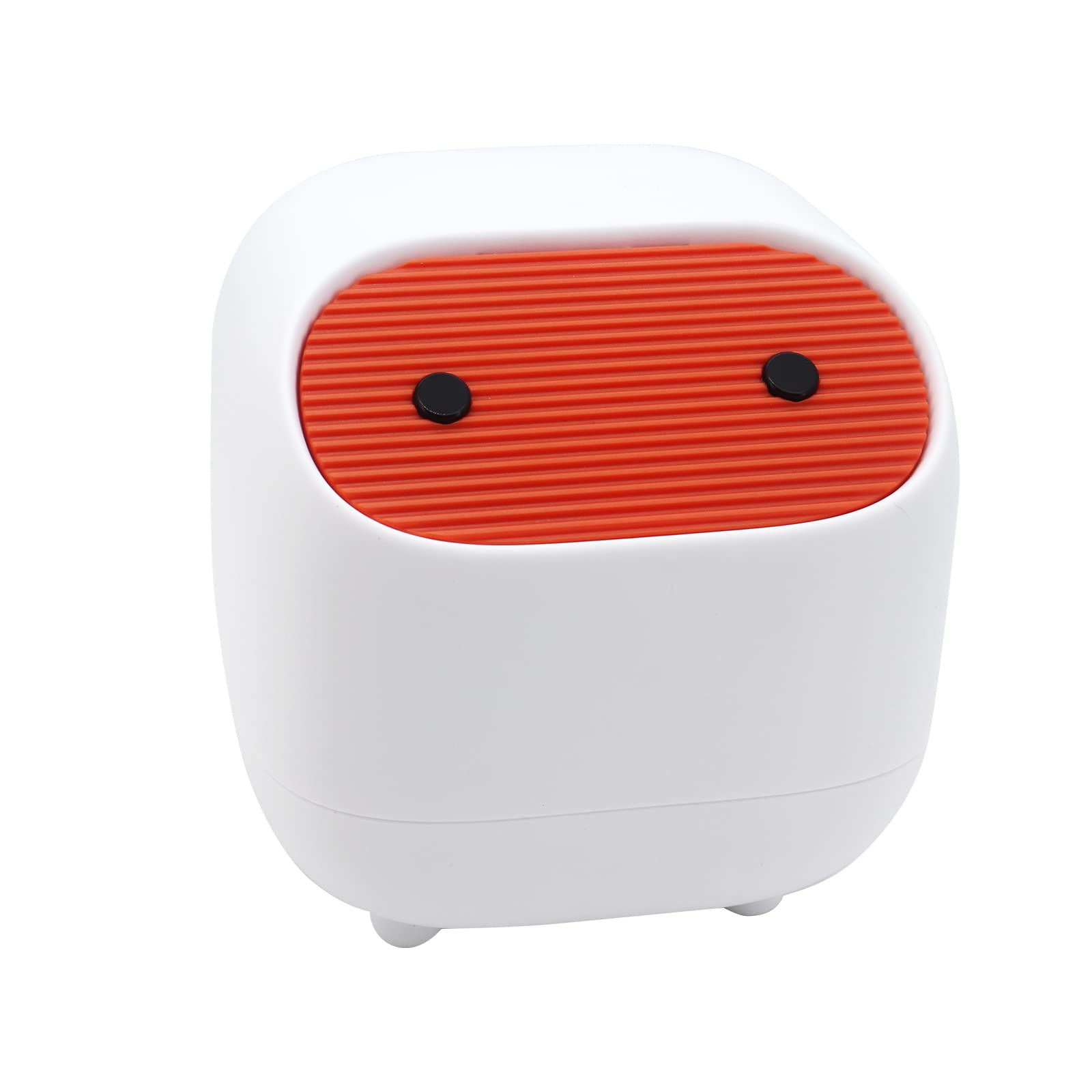 HooshionSmall Trash Can with Lid, Waste Can with Press Type Lid, Office Trash Can, Tiny Plastic Trash Bin, Counter Garbage Bin for Bathroom, Office, Kitchen, Desk, Coffee Table